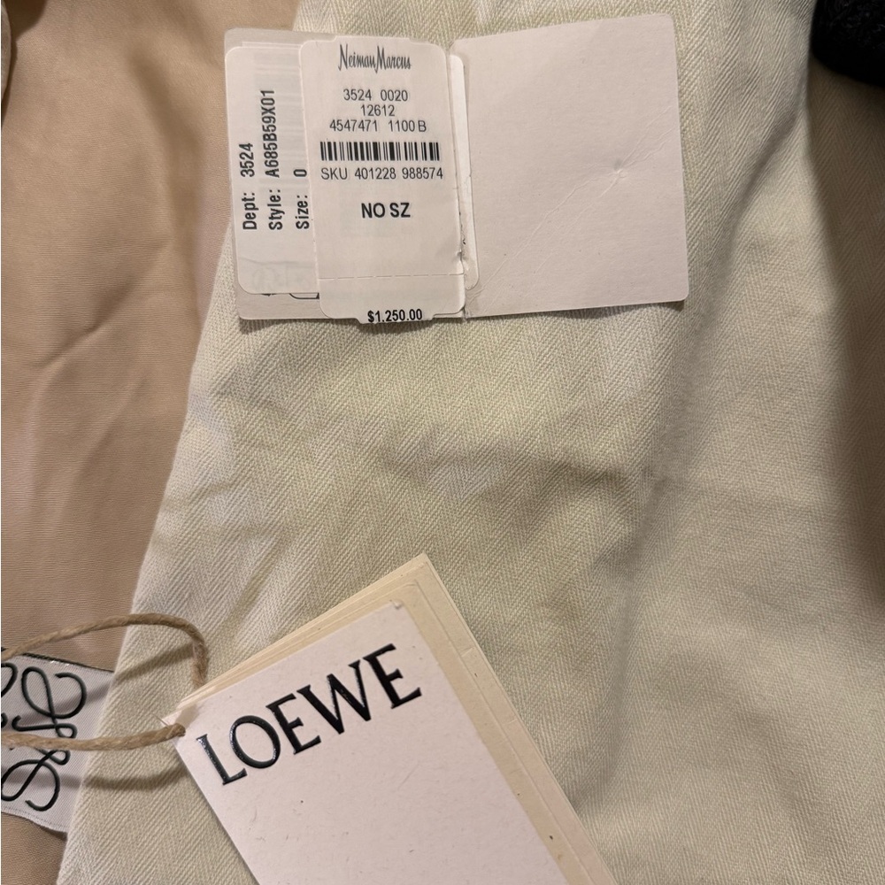 Loewe Black Woven Tote Bag - Picture 2 of 5